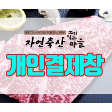 이한빈님 개인결제창